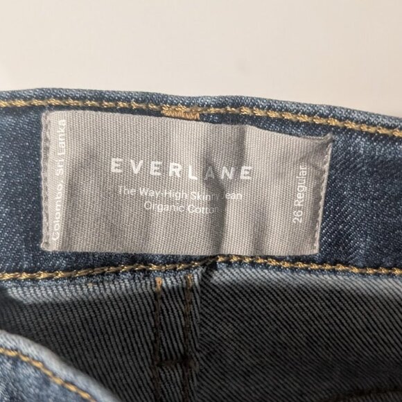 Everlane | The Way-High Skinny Jean In Authenic Blue - Picture 6 of 12